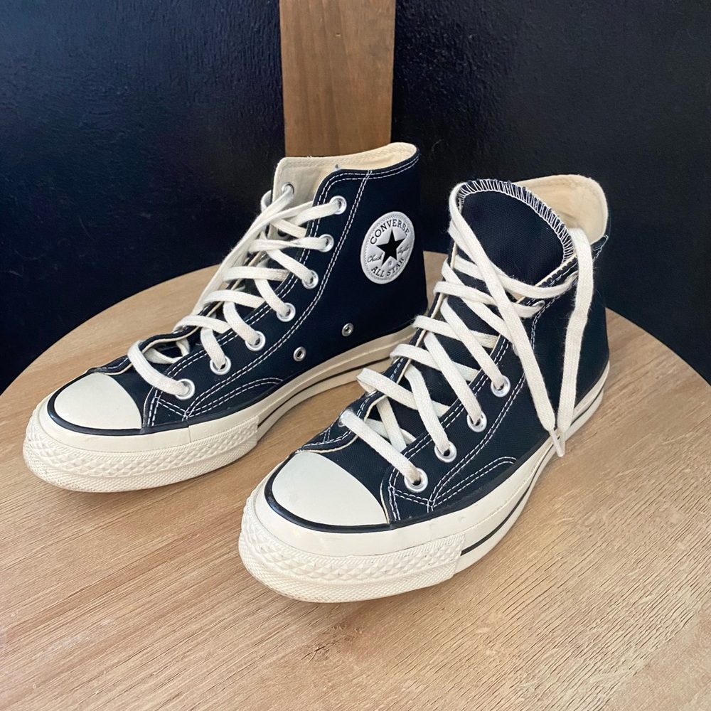 Black High Top Converse Chuck 70s
